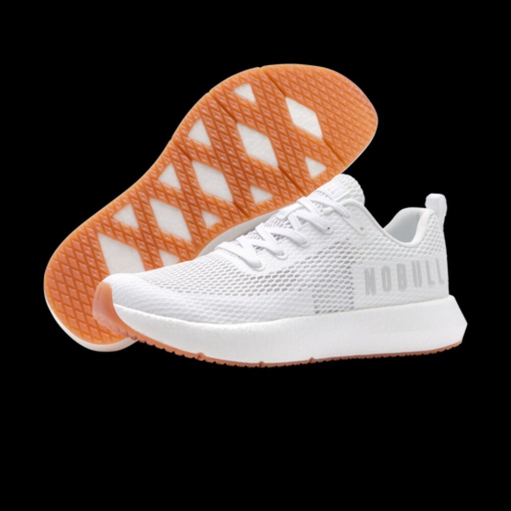 Nobull White Drive Mesh Shoes